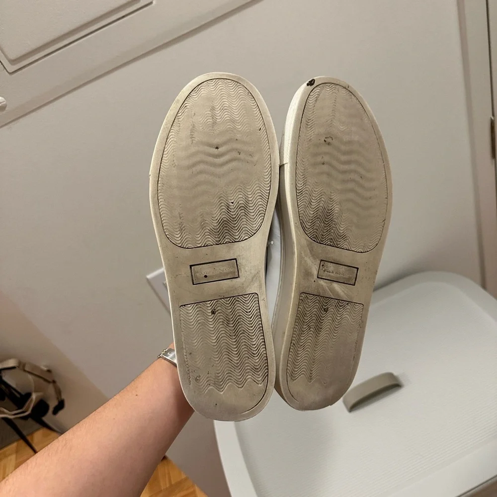 Club Monaco White Leather Sneakers - Picture 11 of 11